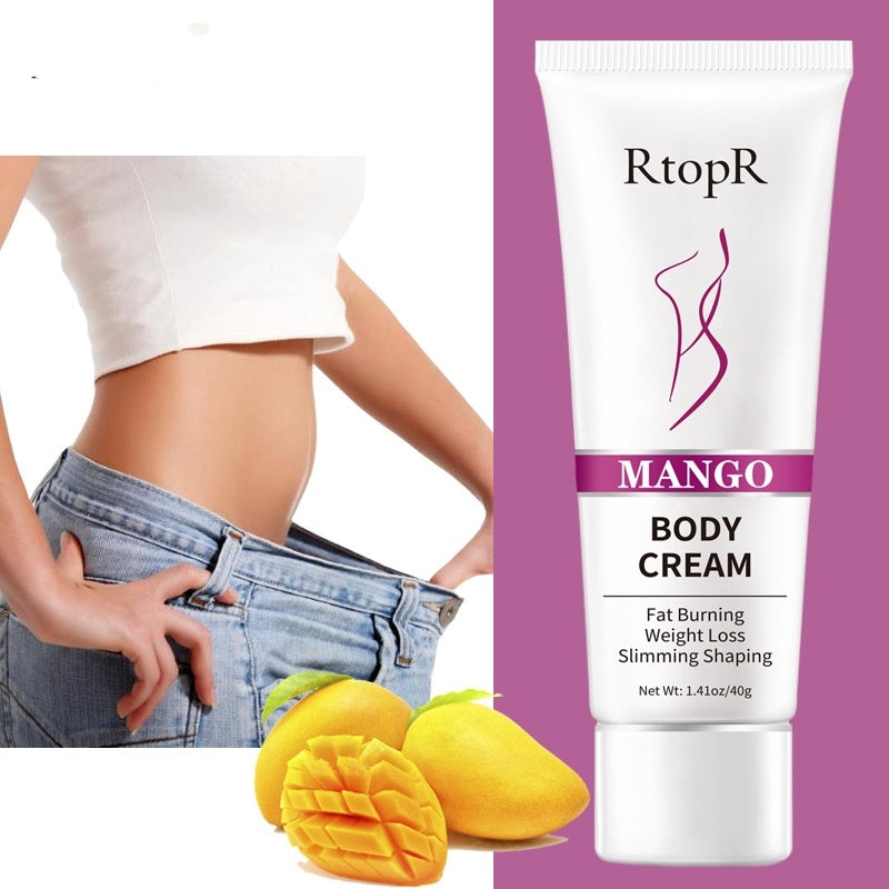 RtopR Mango Slimming Body Cream – Firming & Moisturizing Skin Treatment