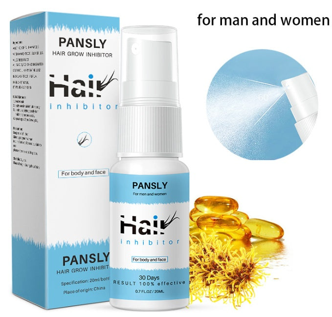 Permanent Hair Removal Inhibitor Spray Painless Beard Legs Armpit Smooth Repair