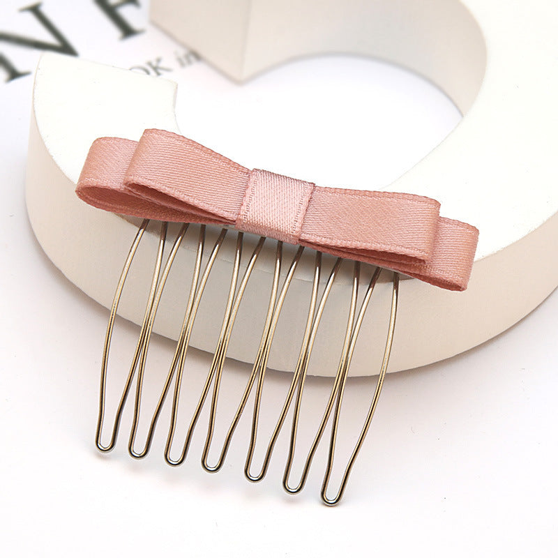 Bow Hair Comb Clip – Elegant Headdress & Hair Accessory