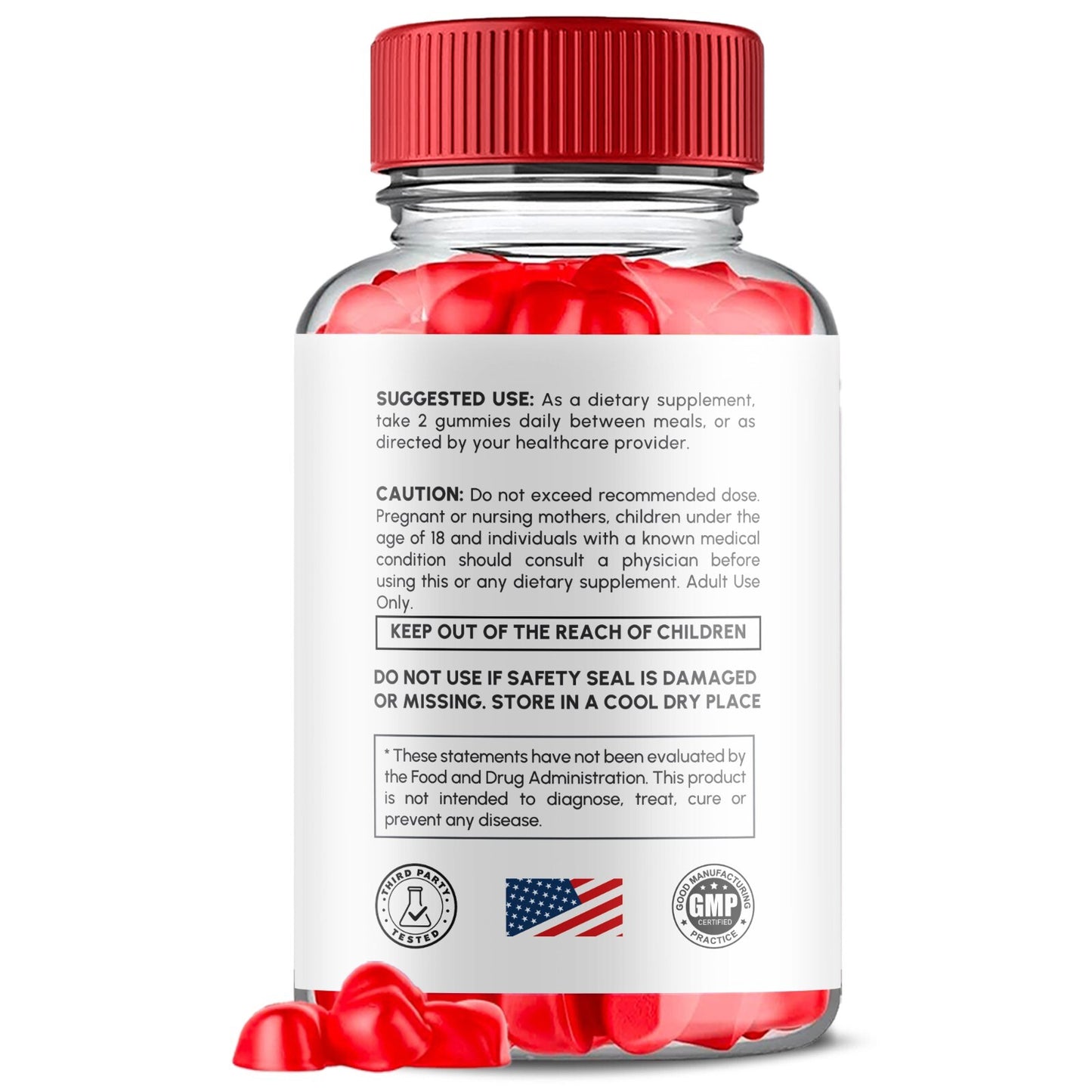 (3 Pack) Prime Biome Gummies Primebiome Probiotic Skin Supplement (180 Gummies)