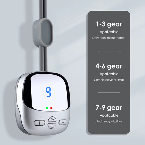 Micro-Current Cervical Spine Massager Electric Neck Massager Smart TENS+EMS Portable Hot Compress Shoulder and Neck Massager