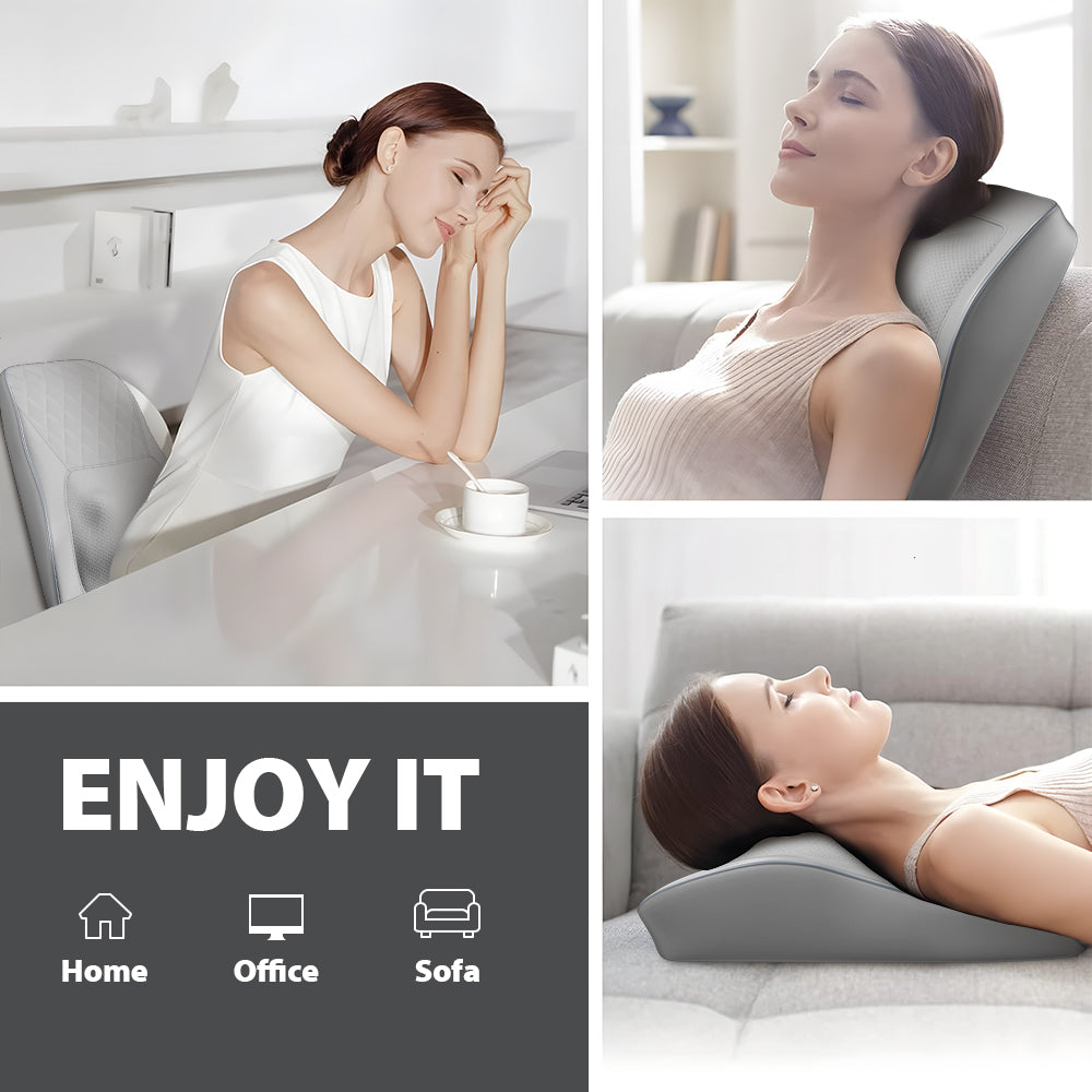 Waist & Back Full Body Massager, Heated Massager for Back, Neck, Shoulders & 3 Adjustments,