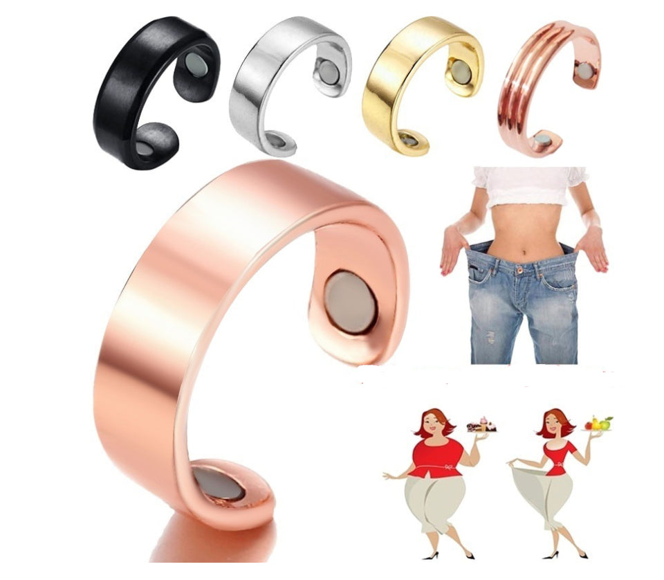 Acupressure anti Snore Ring Treatment Reflexology anti Snoring Apnea Sleeping Aid Device Weight Loss Slimming Body Care