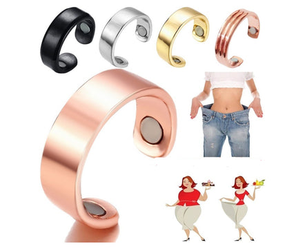 Acupressure anti Snore Ring Treatment Reflexology anti Snoring Apnea Sleeping Aid Device Weight Loss Slimming Body Care