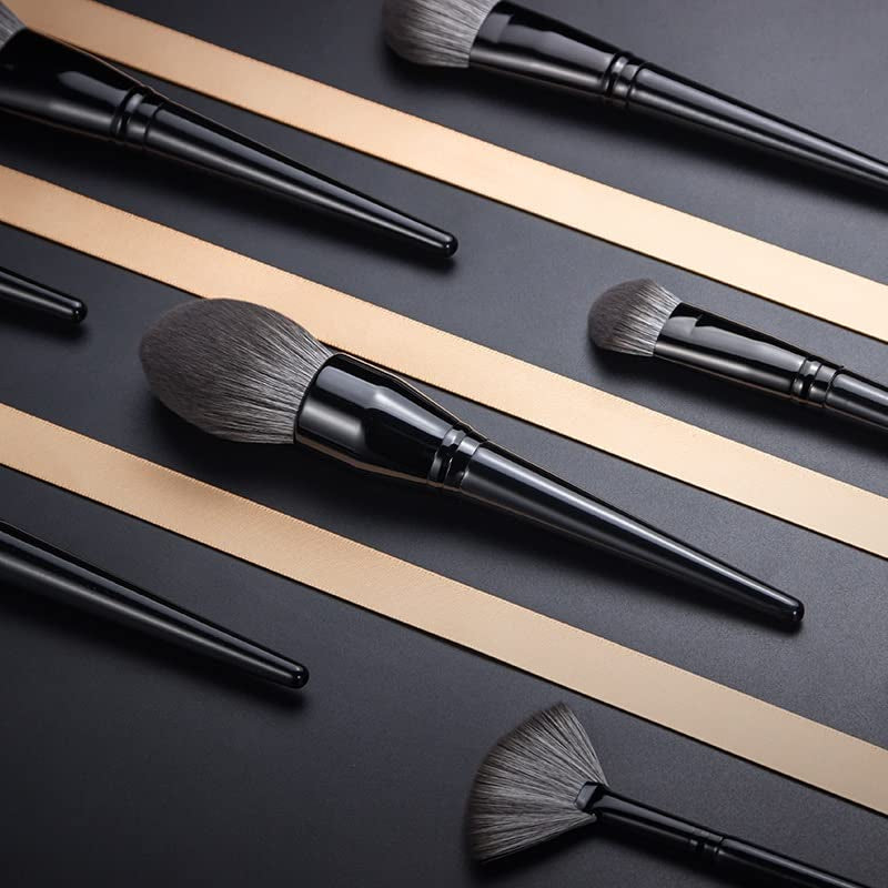 29-Piece Professional Makeup Brush Set with Synthetic Hair for Foundation, Eye Shadow, and Concealer, Includes Carrying Bag
