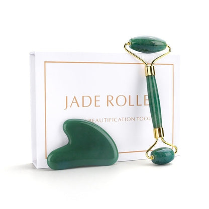 Rose Quartz Roller – Slimming & Lifting Face Massager | Natural Jade Beauty Tool
