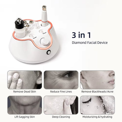 Diamond Facial Peeling Machine Home Use Professional Microdermabrasion Nano Water Spray Exfoliation Beauty Machine