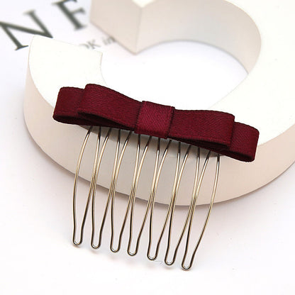 Bow Hair Comb Clip – Elegant Headdress & Hair Accessory