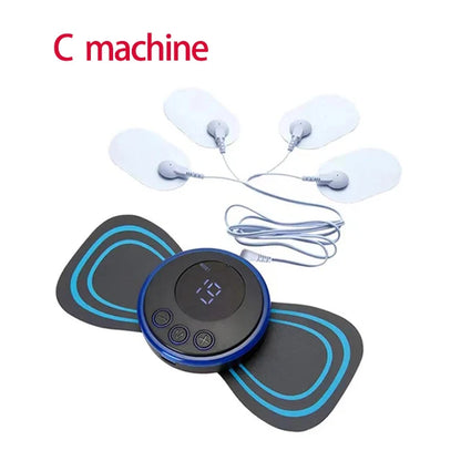 Cervical Spine Massage Sticker Charging Version Neck Massage Relaxation Relief Fatigue Massager Head Massager Easy to Carry