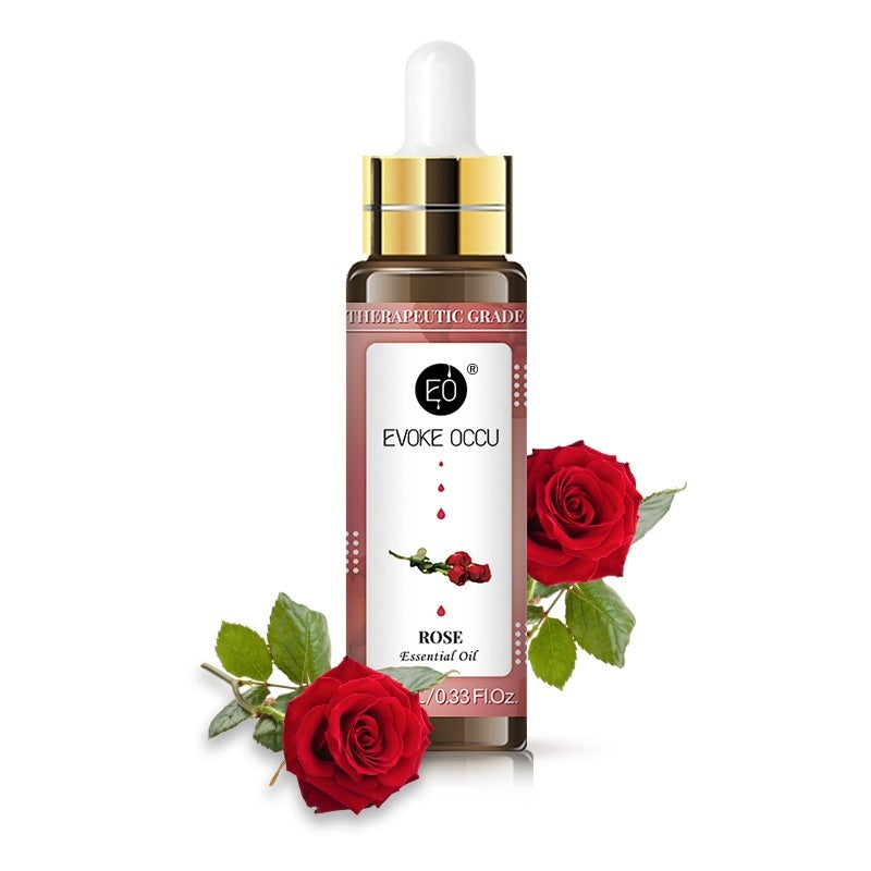 Rose & Lavender Aromatherapy Essential Oil – Relaxing Blend with Dropper (10ml)