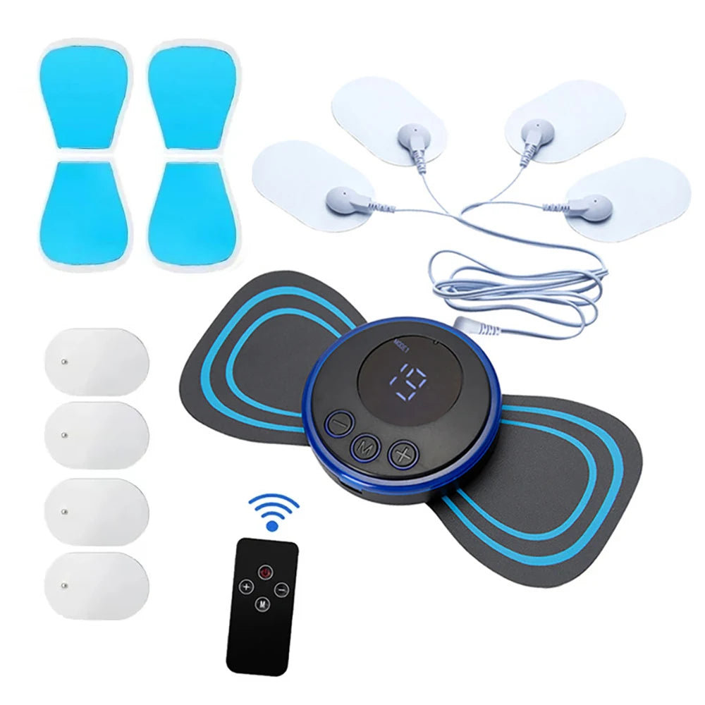 Cervical Spine Massage Sticker Charging Version Neck Massage Relaxation Relief Fatigue Massager Head Massager Easy to Carry