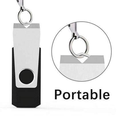 5 Pack 64GB USB Flash Drive Memory Stick Fold Storage USB 2.0 Thumb Drive Swivel Design