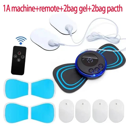 Cervical Spine Massage Sticker Charging Version Neck Massage Relaxation Relief Fatigue Massager Head Massager Easy to Carry