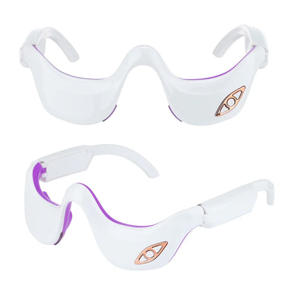 Eye Massager,Smart Vibration Infrared Heating Therapy Electric Eye Beauty Device,Pulse Electrotherapy Micro Current Eye Care Instrument,Relieves Eye Fatigue,Reduces Eye Lines,Usb Charging