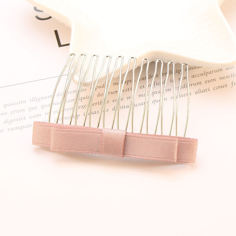 Bow Hair Comb Clip – Elegant Headdress & Hair Accessory