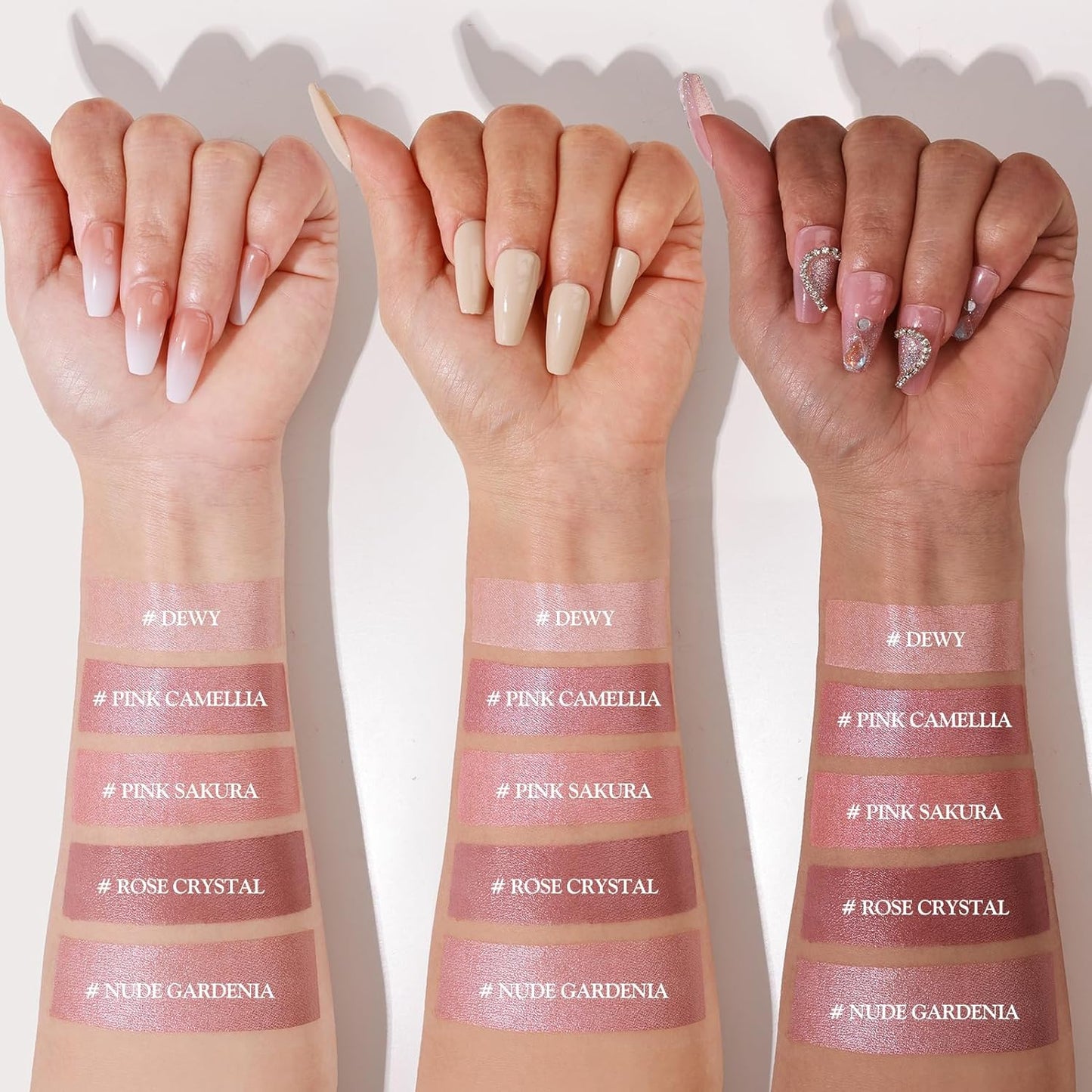 Mulit Glow Balm Face Makeup - Cream Blush, Radiant Finish, Vegan, Nude Gardenia