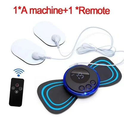 Cervical Spine Massage Sticker Charging Version Neck Massage Relaxation Relief Fatigue Massager Head Massager Easy to Carry