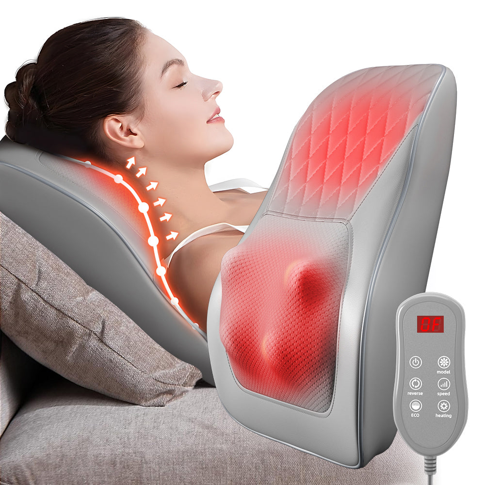 Waist & Back Full Body Massager, Heated Massager for Back, Neck, Shoulders & 3 Adjustments,