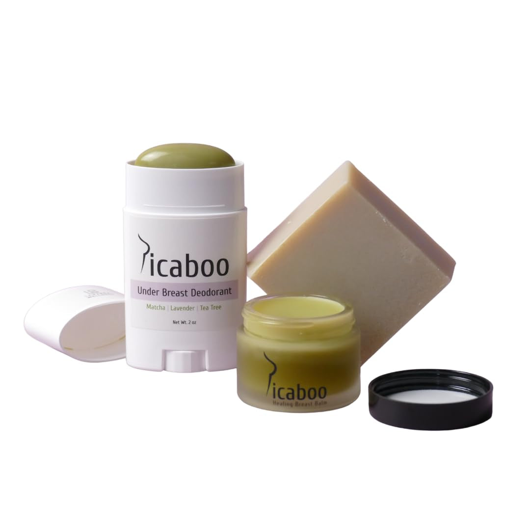 Picaboo Comfort & Confidence Kit by : Soap, Deodorant & Anti-Chafing Balm