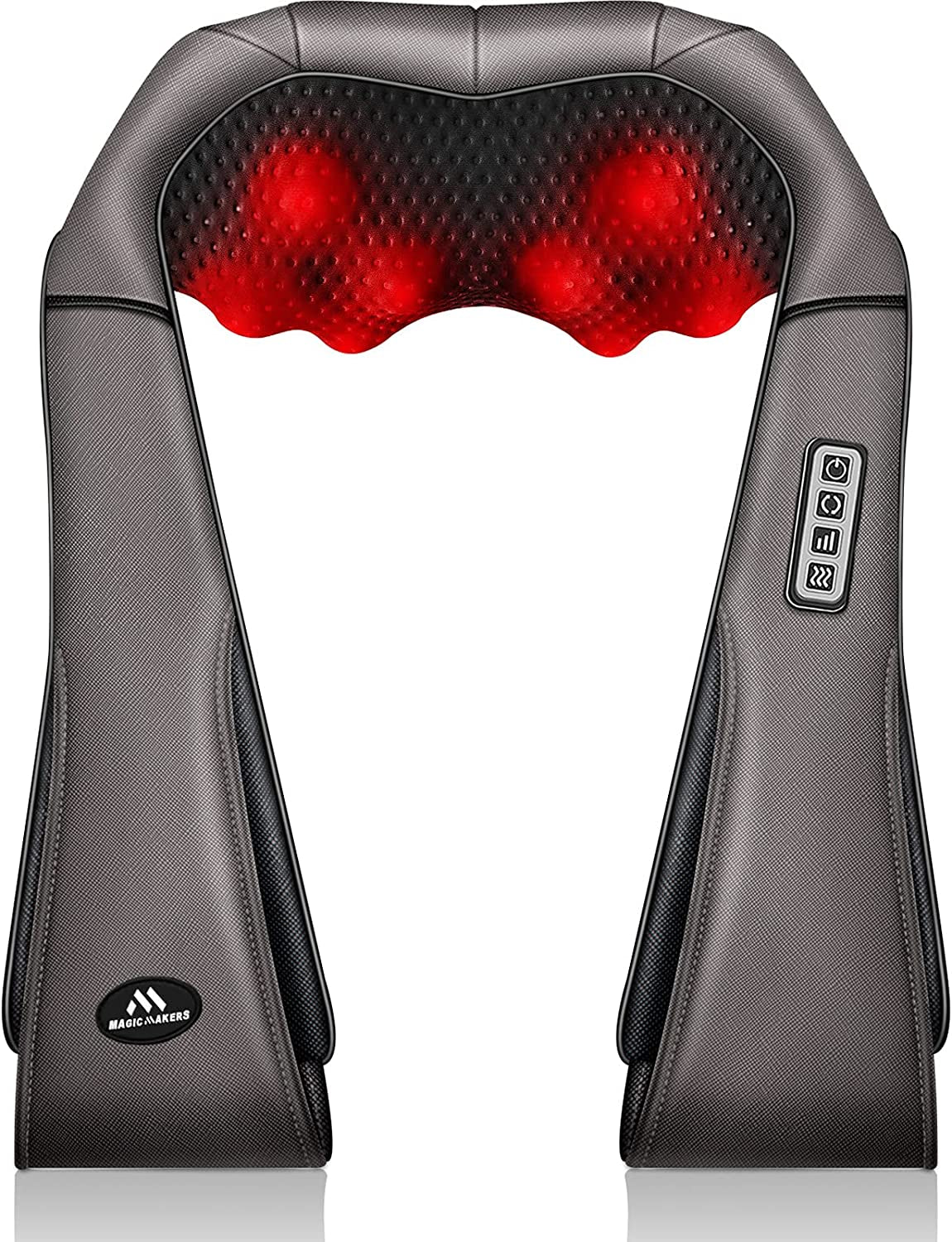 Neck Massager with Heat Gifts for Women, Men, Dad, Mom, Family, Friend, Mothers Day, Fathers Day, Christmas, Shiatsu Kneading Back Massager for Shoulder, Pain Relief, Muscle Soreness