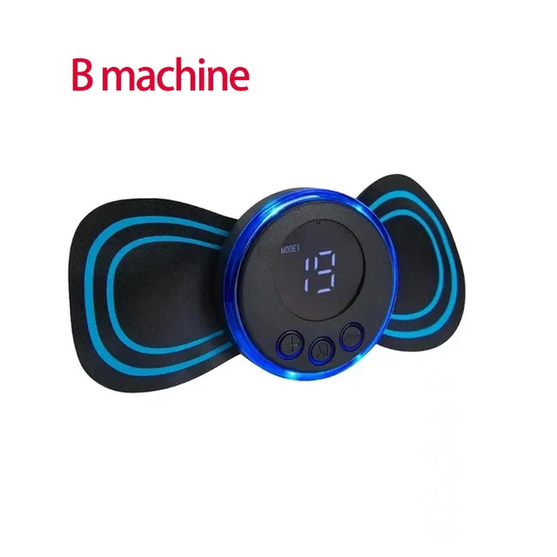 Cervical Spine Massage Sticker Charging Version Neck Massage Relaxation Relief Fatigue Massager Head Massager Easy to Carry
