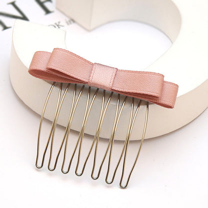 Bow Hair Comb Clip – Elegant Headdress & Hair Accessory