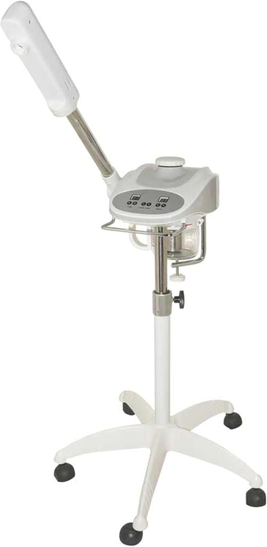 - Basic Digital Ozone Facial Steamer for Esthetician with Silent Timer, Digital Controls & Aromatherapy, Professional Grade with Stand, 20 Lbs