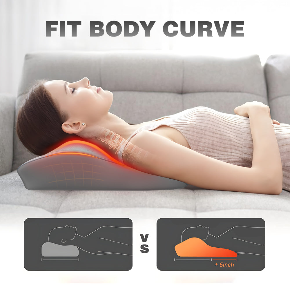 Waist & Back Full Body Massager, Heated Massager for Back, Neck, Shoulders & 3 Adjustments,