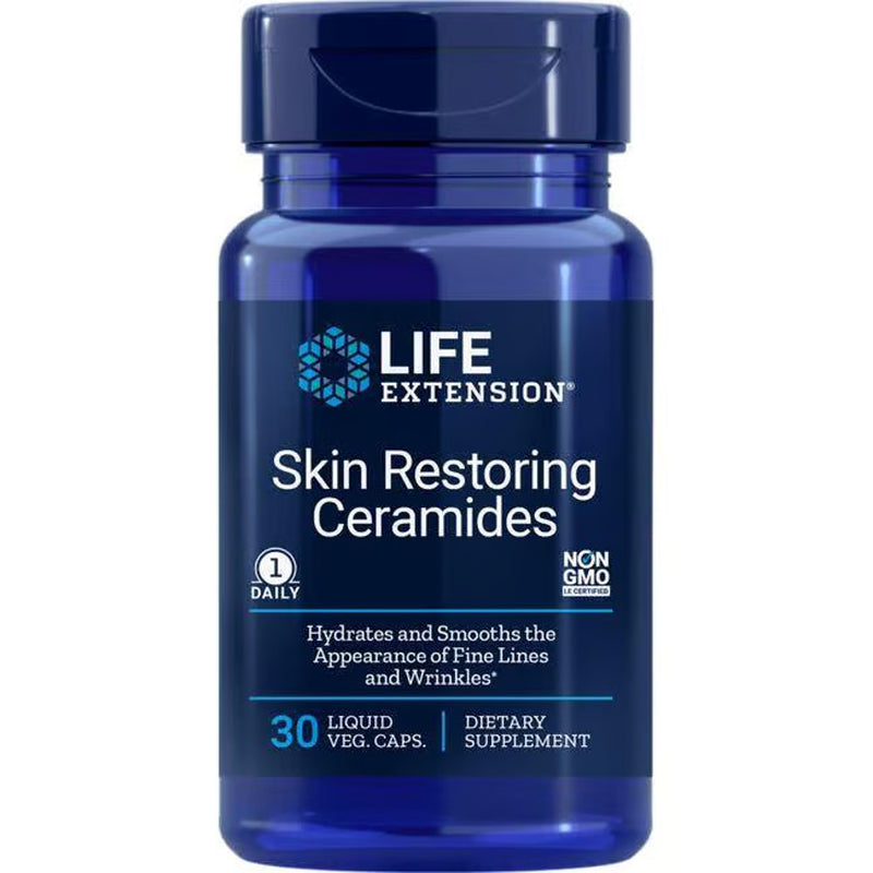 Life Extension Skin Restoring Ceramides 350 Mg 30 Liq Vegcap