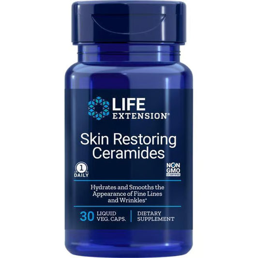 Life Extension Skin Restoring Ceramides 350 Mg 30 Liq Vegcap