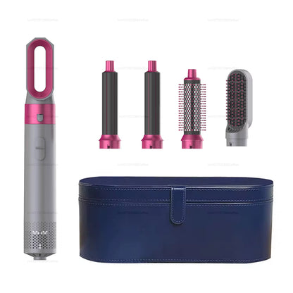 New Hair Dryer Multi Hair Styler 5 In1 Curling Iron Hair Straightener with Hair Brush Hairdryer for Hair Dryer Hair Multi Styler