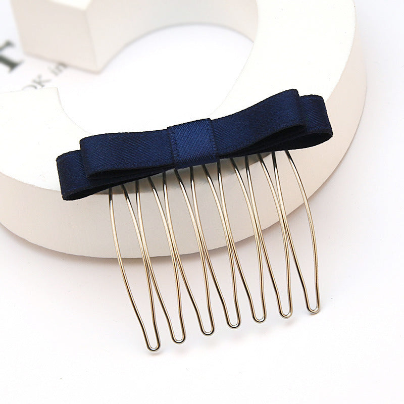 Bow Hair Comb Clip – Elegant Headdress & Hair Accessory