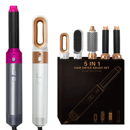 Professional Air Hair Styler 5 in 1 Hair Dryer Hair Curling Straightening Hair Drying 1000W Hot Air Brushes