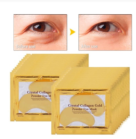 Beauty Gold Crystal Collagen Eye Patches – Anti-Aging & Acne Care