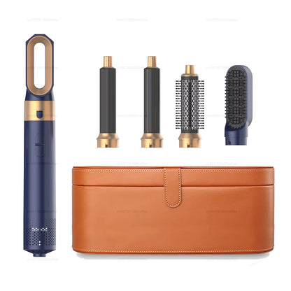 New Hair Dryer Multi Hair Styler 5 In1 Curling Iron Hair Straightener with Hair Brush Hairdryer for Hair Dryer Hair Multi Styler