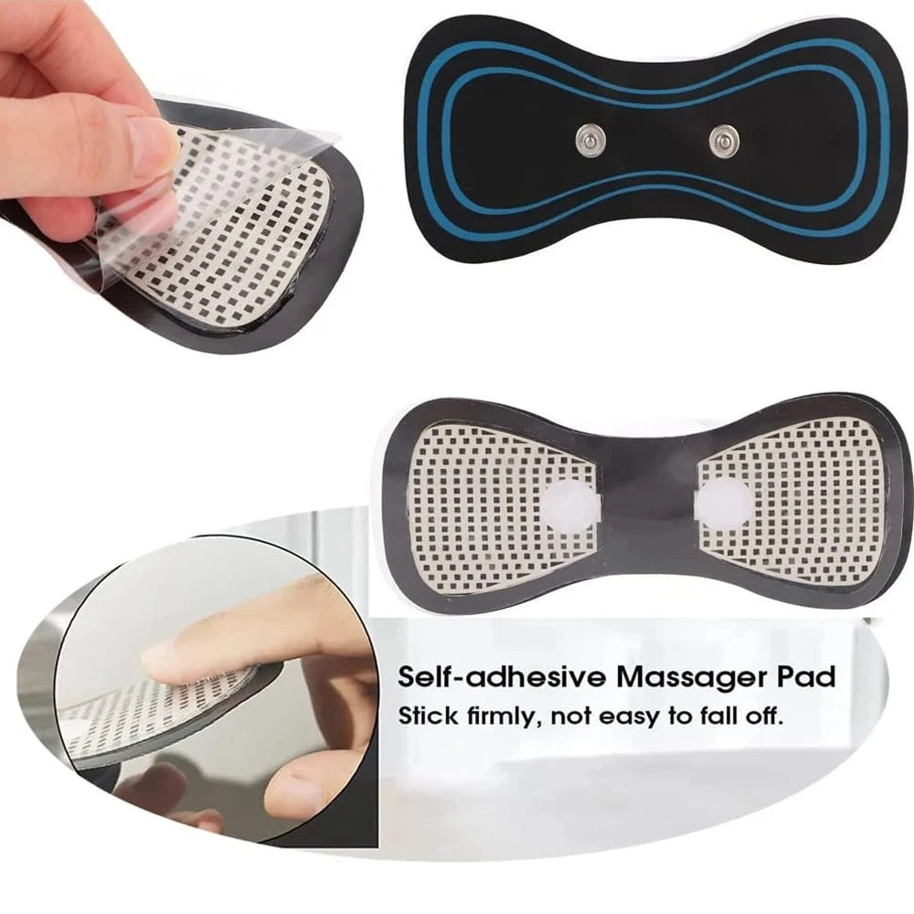 Cervical Spine Massage Sticker Charging Version Neck Massage Relaxation Relief Fatigue Massager Head Massager Easy to Carry