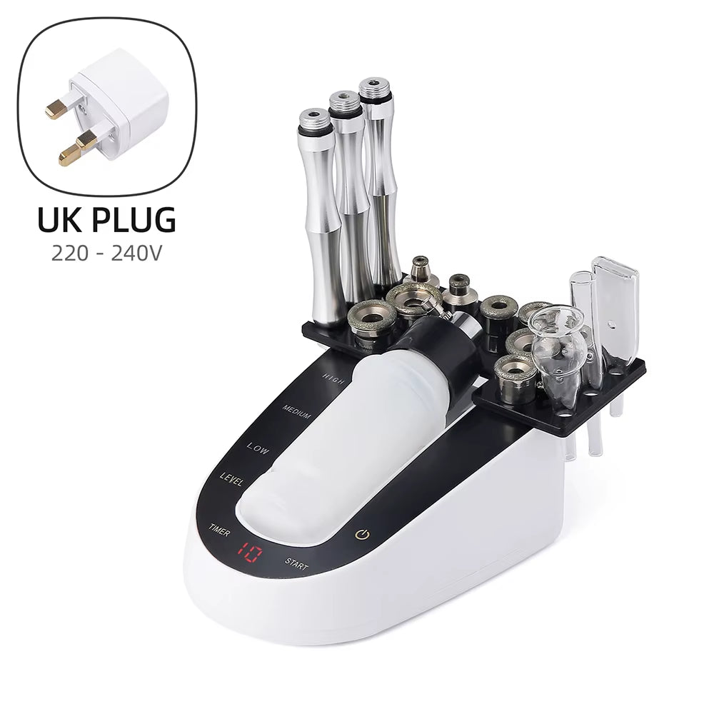 Facial Diamond Microdermabrasion Machine Water Spray Exfoliation Beauty Home Use Blackhead Exfoliation Face Peeling Pore Clean