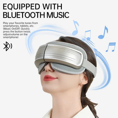 Trending Products 2025 Eye Care Massage Instrument Foldable Electric Smart Eye Massager with Heat Compression