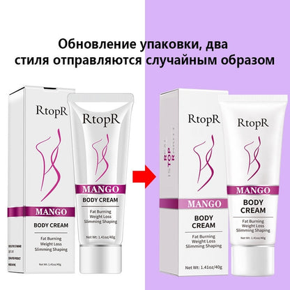 RtopR Mango Slimming Body Cream – Firming & Moisturizing Skin Treatment