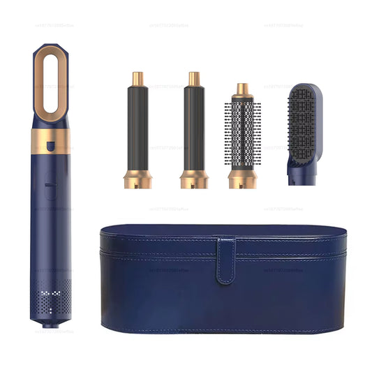 New Hair Dryer Multi Hair Styler 5 In1 Curling Iron Hair Straightener with Hair Brush Hairdryer for Hair Dryer Hair Multi Styler