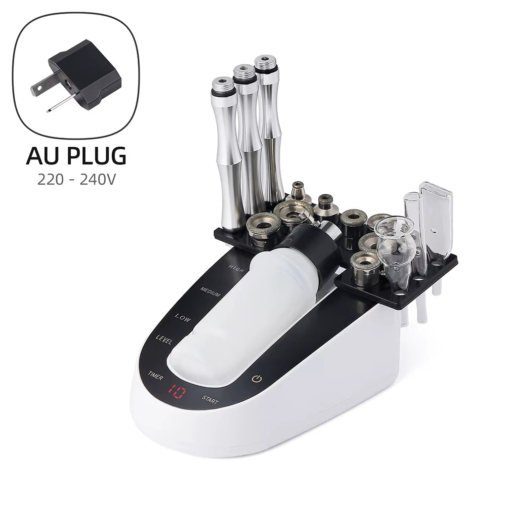 Facial Diamond Microdermabrasion Machine Water Spray Exfoliation Beauty Home Use Blackhead Exfoliation Face Peeling Pore Clean