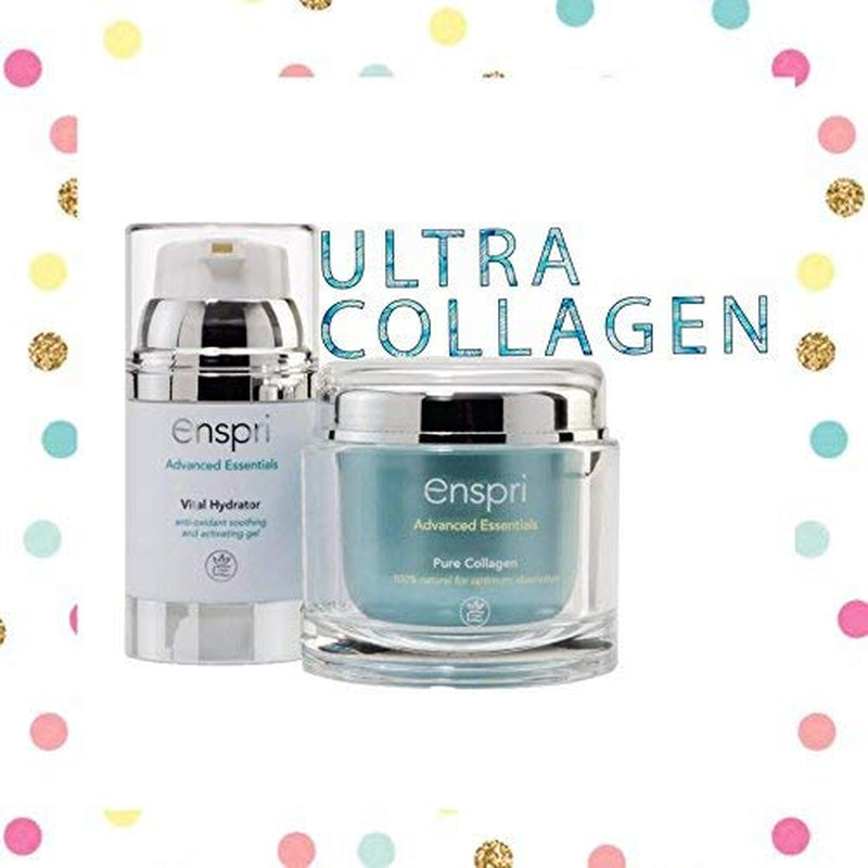 ® Ultra PURE Collagen Peptides Powder Mask: 5-Min Anti-Aging Facial Kit, 25 Treatments 2 Step System Including Vital Hydrator Anti-Aging, Reduce Age Spots, Shrinks Pores and Increased Elasticity