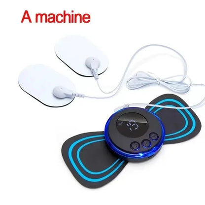Cervical Spine Massage Sticker Charging Version Neck Massage Relaxation Relief Fatigue Massager Head Massager Easy to Carry