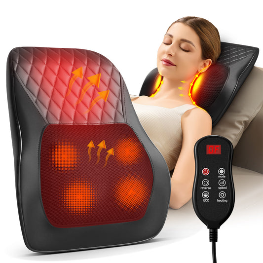 Waist & Back Full Body Massager, Heated Massager for Back, Neck, Shoulders & 3 Adjustments,